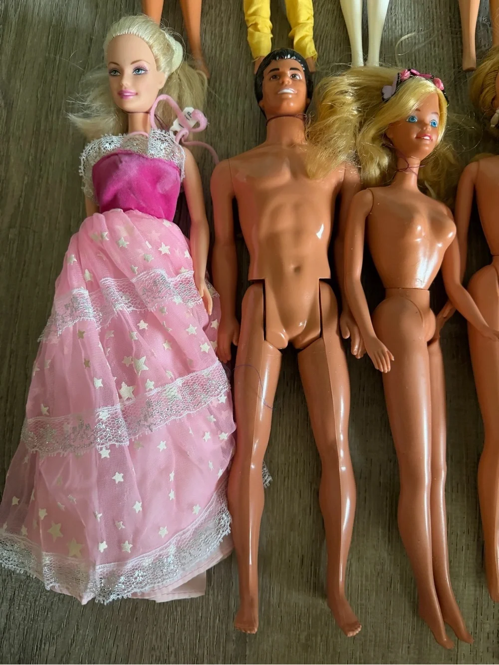 Lot of Barbie & 1 Ken Doll parts / OOAK / nude dolls 12 total lot #1